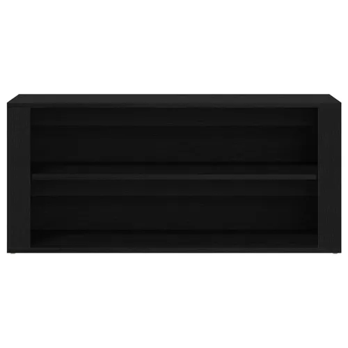 Klupa za cipele crni hrast 100x35x45 cm inženjerski drvo - Crni hrast Cijena