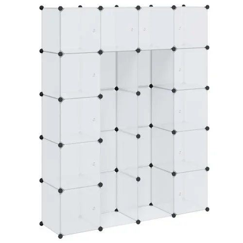 Modularni ormarić s 14 pretinaca bijeli 37 x 146 x 180,5 cm - Bijela 1 1 14 odjeljka Cijena