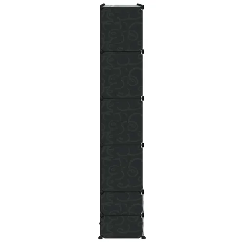 Modularni ormarić s 18 pretinaca crno-bijeli 37x146x180,5 cm - Crno-bijelo 1 1 18 odjeljka Cijena