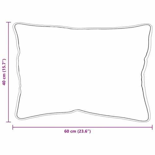 Jastuk 2 kom. 61 x 41 x 20 cm Poliester Bijela - 40 x 60 cm 2 Cijena