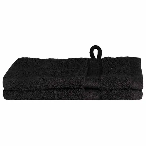 Ručnik za Goste SOLUND 2 kom. Crna 15 x 21 cm 550 gsm - Crna 15 x 21 cm 2 Cijena