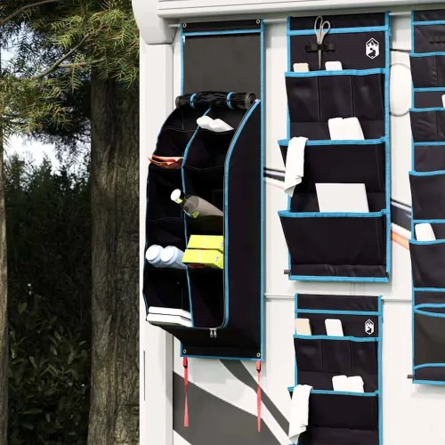 Vreća za spremanje s pohranom Crna i Plava 140 x 43 cm oxford Cijena