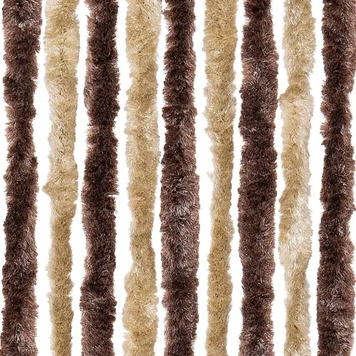 Zavjesa protiv muha - Zastor protiv insekata bež-svjetlosmeđi 90 x 220 cm šenil - Bež i svjetlosmeđa 90 x 220 cm Cijena