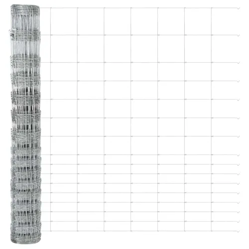 Temeljna zavarena žičana ograda 25 x 1,2 m Pocinčani čelik - 25 x 1,2 m 15 cm (16 žica) Fiksacija na tlo Cijena