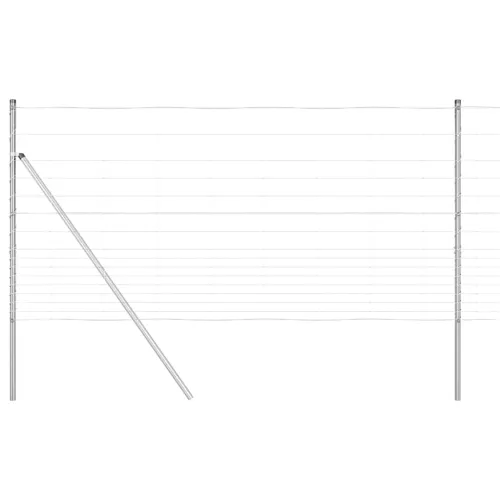 Temeljna zavarena žičana ograda 25 x 1,2 m Pocinčani čelik - 25 x 1,2 m 30 cm (16 žica) Fiksacija na tlo Cijena