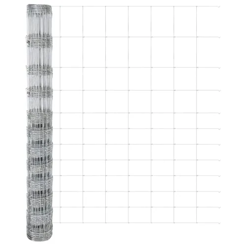 Temeljna zavarena žičana ograda 25 x 1,4 m Pocinčani čelik - 25 x 1,4 m 15 cm (12 žica) Fiksacija na tlo Cijena