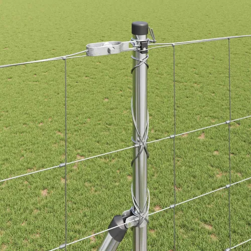 Temeljna zavarena žičana ograda 25 x 1,6 m Pocinčani čelik - 25 x 1,6 m 15 cm (15 žica) Fiksacija na tlo Cijena