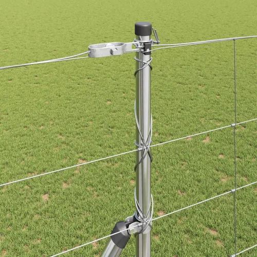 Temeljna zavarena žičana ograda 25 x 1,6 m Pocinčani čelik - 25 x 1,6 m 30 cm (15 žica) Fiksacija na tlo Cijena