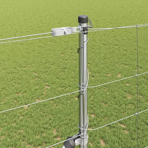 Zavareno žičano ograđivanje s bodljama 50 x 1,5 m Srebrna Mreža - 50 x 1,5 m 30 cm (18 žica) Vijak sidro fiksacija Cijena