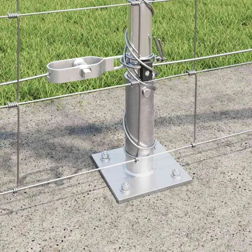 Zavareno žičano ogradno mreža s betonskom podlogom 25 x 0,8 m - 25 x 0,8 m 15 cm (8 žica) Betonska baza fiksacija Cijena