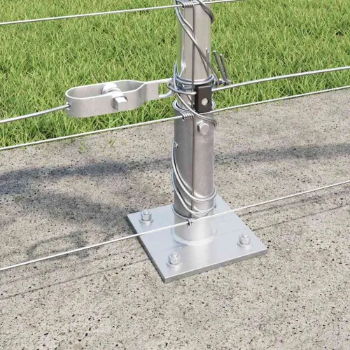 Zavareno žičano ogradno mreža s betonskom podlogom 25 x 1 m - 25 x 1 m 30 cm (8 žica) Betonska baza fiksacija Cijena