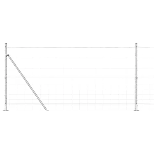 Zavareno žičano ogradno mreža s betonskom podlogom 25 x 1,2 m - 25 x 1,2 m 15 cm (10 žica) Betonska baza fiksacija Cijena