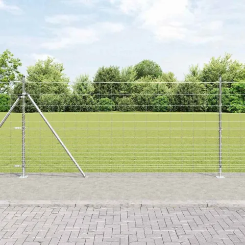 Zavareno žičano ogradno mreža s betonskom podlogom 25 x 1,2 m - 25 x 1,2 m 15 cm (16 žica) Betonska baza fiksacija Cijena