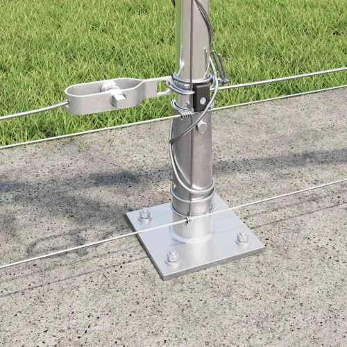 Zavareno žičano ogradno mreža s betonskom podlogom 50 x 0,8 m - 50 x 0,8 m 30 cm (6 žica) Betonska baza fiksacija Cijena