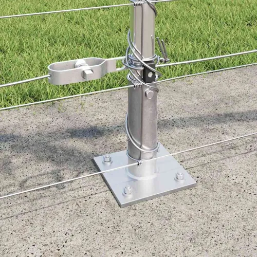 Zavareno žičano ogradno mreža s betonskom podlogom 50 x 0,8 m - 50 x 0,8 m 30 cm (8 žica) Betonska baza fiksacija Cijena