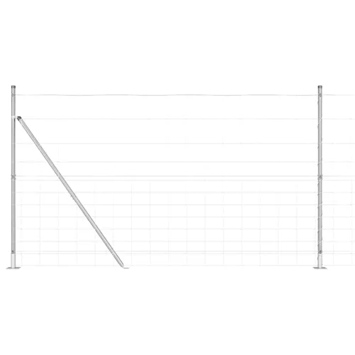 Zavareno žičano ogradno mreža s betonskom podlogom 50 x 1,4 m - 50 x 1,4 m 15 cm (12 žica) Betonska baza fiksacija Cijena