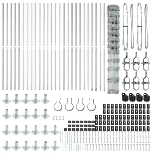 Zavareno žičano ogradno mreža s betonskom podlogom 50 x 1,4 m - 50 x 1,4 m 15 cm (12 žica) Betonska baza fiksacija Cijena