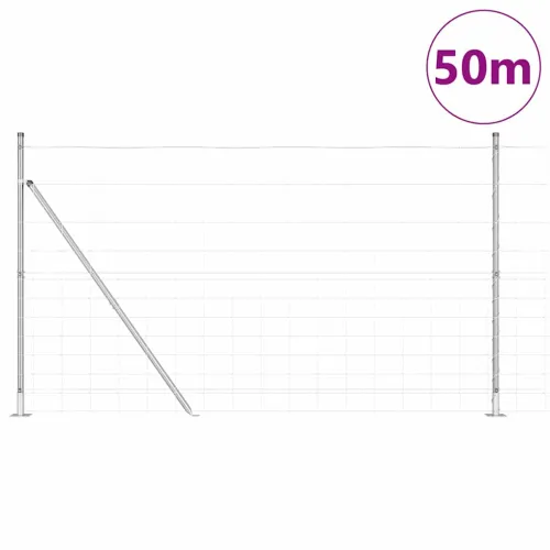 Zavareno žičano ogradno mreža s betonskom podlogom 50 x 1,4 m - 50 x 1,4 m 15 cm (12 žica) Betonska baza fiksacija Cijena