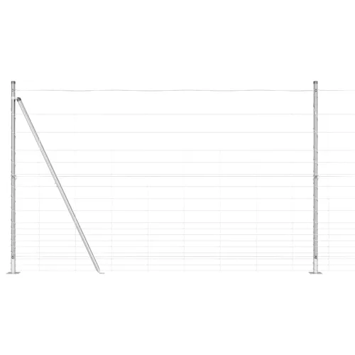 Zavareno žičano ogradno mreža s betonskom podlogom 50 x 1,5 m - 50 x 1,5 m 30 cm (18 žica) Betonska baza fiksacija Cijena