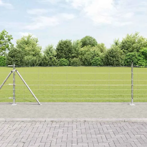 Zavareno žičano ogradno mreža s betonskom podlogom 100 x 0,8 m - 100 x 0,8 m 30 cm (8 žica) Betonska baza fiksacija Cijena