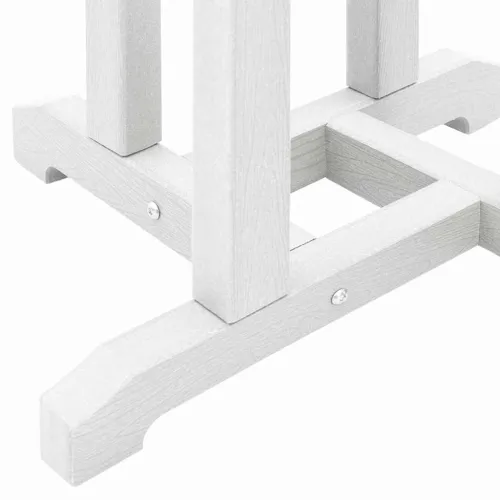 Set bar stolova za vrt 3 kom. Bijelo HDPE - Bijelo Stol +2x stolica Cijena