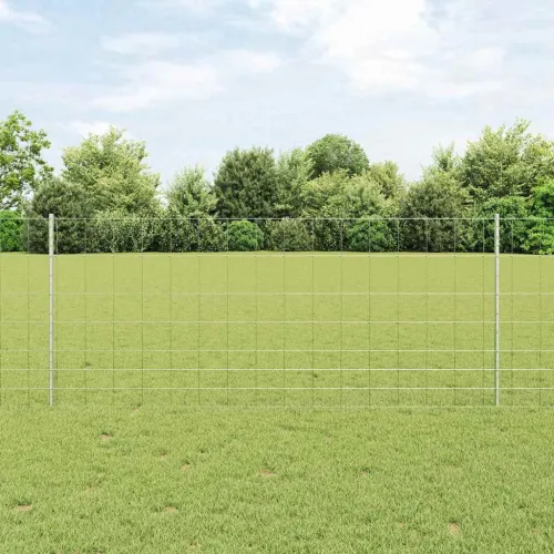 Vanjska divlja ograda s stupovima 25 x 1 m Pocinčani čelik - 25 x 1 m ograda (15 x 20/15/10 cm mreža) Cijena