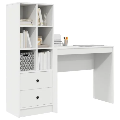 Stol Bijelo 135,5 x 40 x 127 cm 2 kom. - Bijelo 90 x 40 cm Cijena