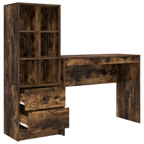 Stol Dimljeni hrast 145,5 x 40 x 127 cm 2 kom. - Dimljeni hrast 100 x 40 cm Cijena