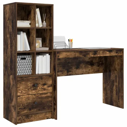Stol Dimljeni hrast 145,5 x 40 x 127 cm 2 kom. - Dimljeni hrast 100 x 40 cm Cijena