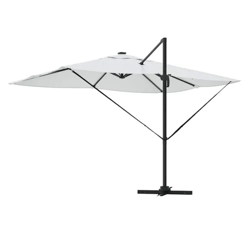 Suncobran 352 x 251 x 265 cm Poliester i aluminij Pijesak - Pijesak Cijena