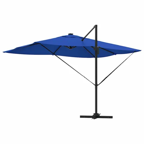 Suncobran 352 x 251 x 265 cm Poliester i aluminij Azurnoplava - azurnoplava Cijena