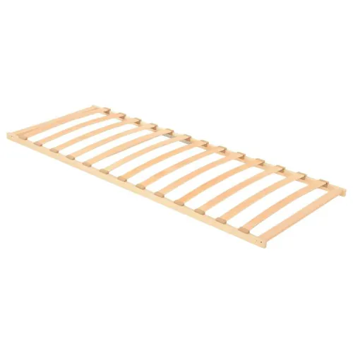 Ležaj s letvicama Smeđa 70 x 190 cm Čvrsto drvo bukve - 70 x 190 cm Fiksno Cijena