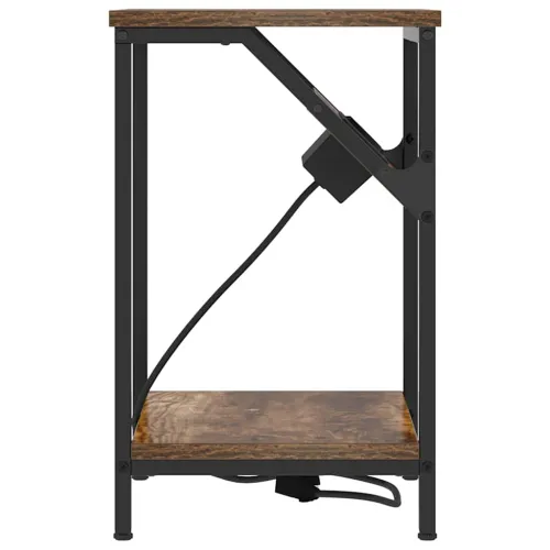 Noćni ormar 2 kom. Dimljeni hrast 38 x 30 x 48 cm - Dimljeni hrast 2 Cijena