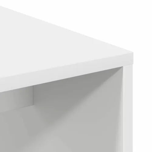 Stol Bijelo 102 x 50 x 124 cm Konstruirano drvo - Bijelo Cijena