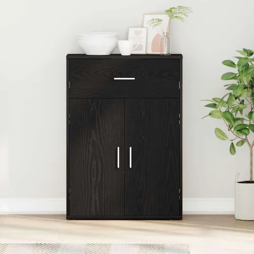Kreveta Crni hrast 60 x 30 x 84 cm Konstruirano drvo - Crni hrast Cijena