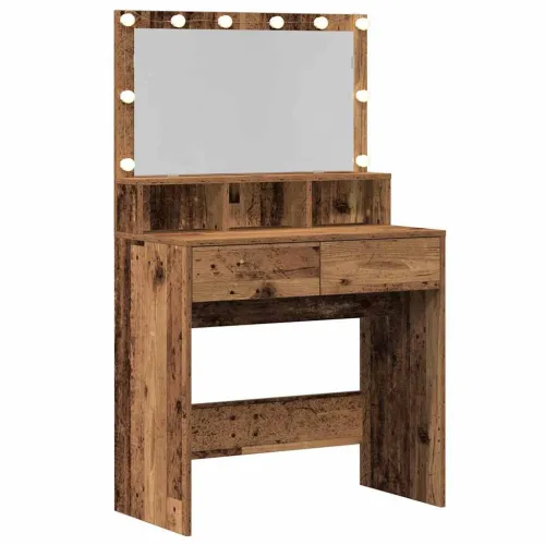 Toaletni stol Staro drvo 80 x 41 x 134,5 cm Konstruirano drvo - Staro drvo Cijena