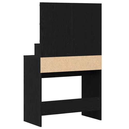 Toaletni stol Crni hrast 80 x 41 x 134,5 cm Konstruirano drvo - Crni hrast Cijena