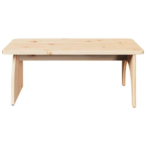 Stolić za kavu Prirodna 80 x 50 x 31 cm Masivna borovina - Prirodna Cijena