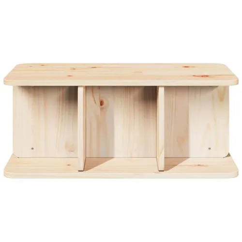 Stolić za kavu Prirodna 80 x 39,5 x 33,5 cm Masivna borovina - Prirodna Cijena
