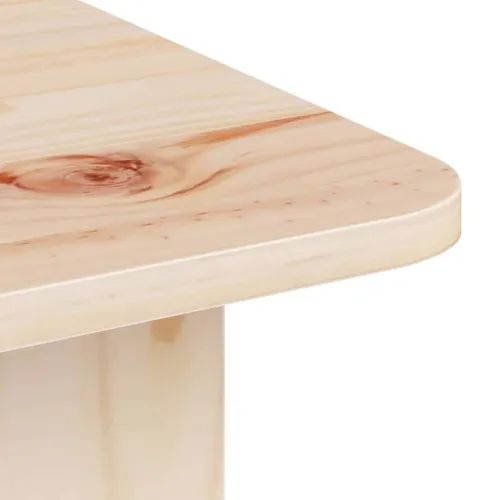 Stolić za kavu Prirodna 80 x 39,5 x 33,5 cm Masivna borovina - Prirodna Cijena