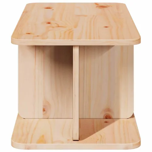 Stolić za kavu Prirodna 80 x 39,5 x 33,5 cm Masivna borovina - Prirodna Cijena