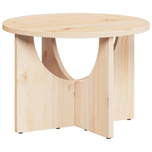 Stolić za kavu Prirodna 50 x 50 x 35 cm Masivna borovina - Prirodna Cijena