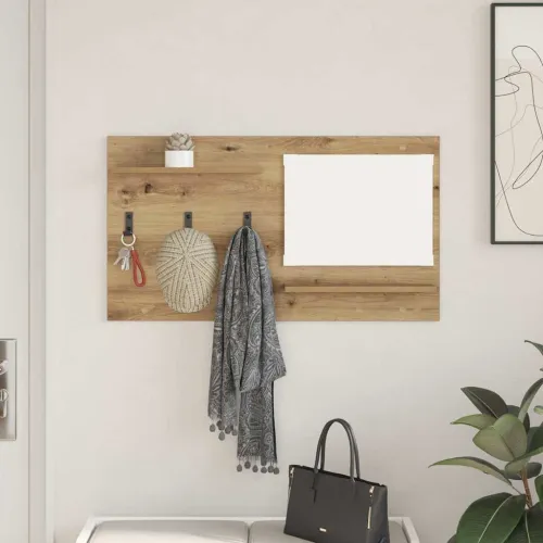 Vješalica za kapute na zidu Zidna montaža Umjetnički hrast - hrast artisan Cijena