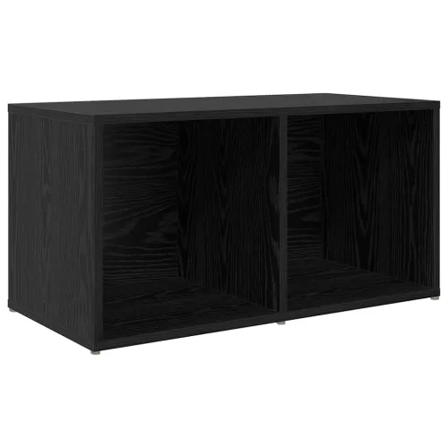 Set TV komoda 72 x 35 x 37 cm Crna Konstruirano drvo - Crni hrast 72 cm Cijena