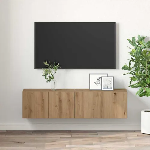 Set TV komoda 2 kom. Smeđa Konstruirano drvo - hrast artisan 2 Cijena