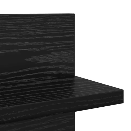 Zidna polica 2 kom. Crni hrast 80 x 11,5 x 18 cm - Crni hrast 2 Cijena