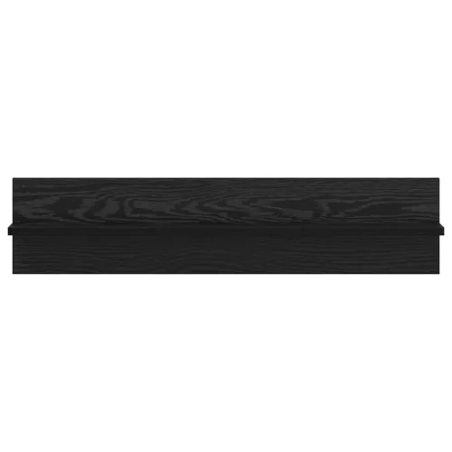 Zidna polica 2 kom. Crni hrast 80 x 11,5 x 18 cm - Crni hrast 2 Cijena