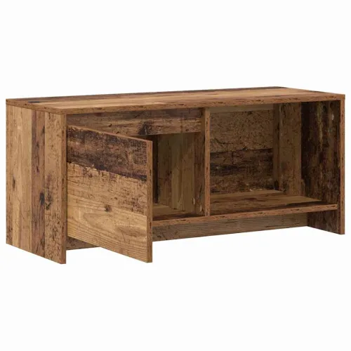 Set TV komoda 90 x 35 x 40 cm Staro drvo Konstruirano drvo - Staro drvo Cijena