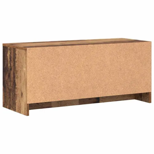 Set TV komoda 90 x 35 x 40 cm Staro drvo Konstruirano drvo - Staro drvo Cijena