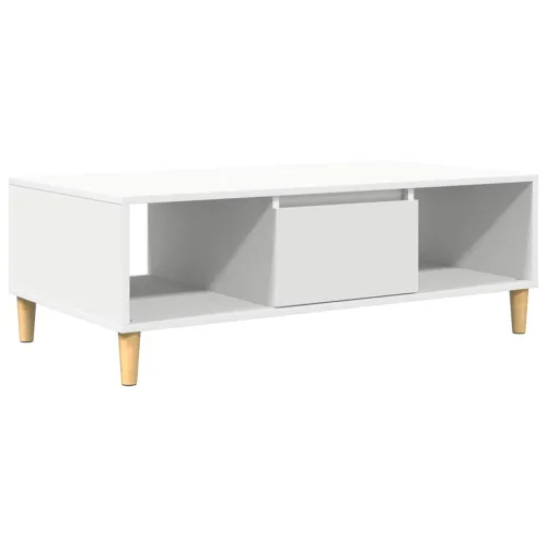 Stolić za kavu Bijelo 102 x 55 x 35 cm Konstruirano drvo - Bijelo Cijena